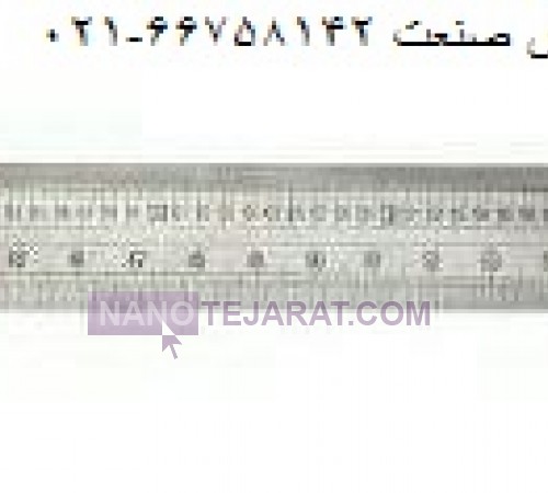 خط کش مدرج  اینچ و میلیمتر 1 متر * خط کش مدرج اسیمتو کد 0-03-606